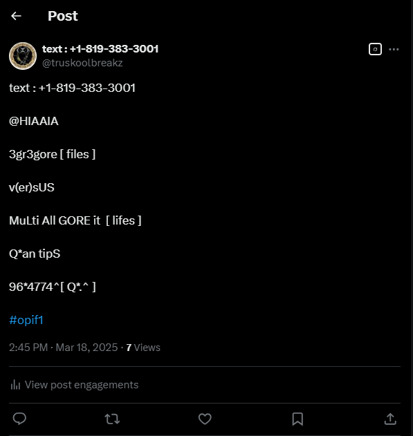 fuite irc qui blow toute.